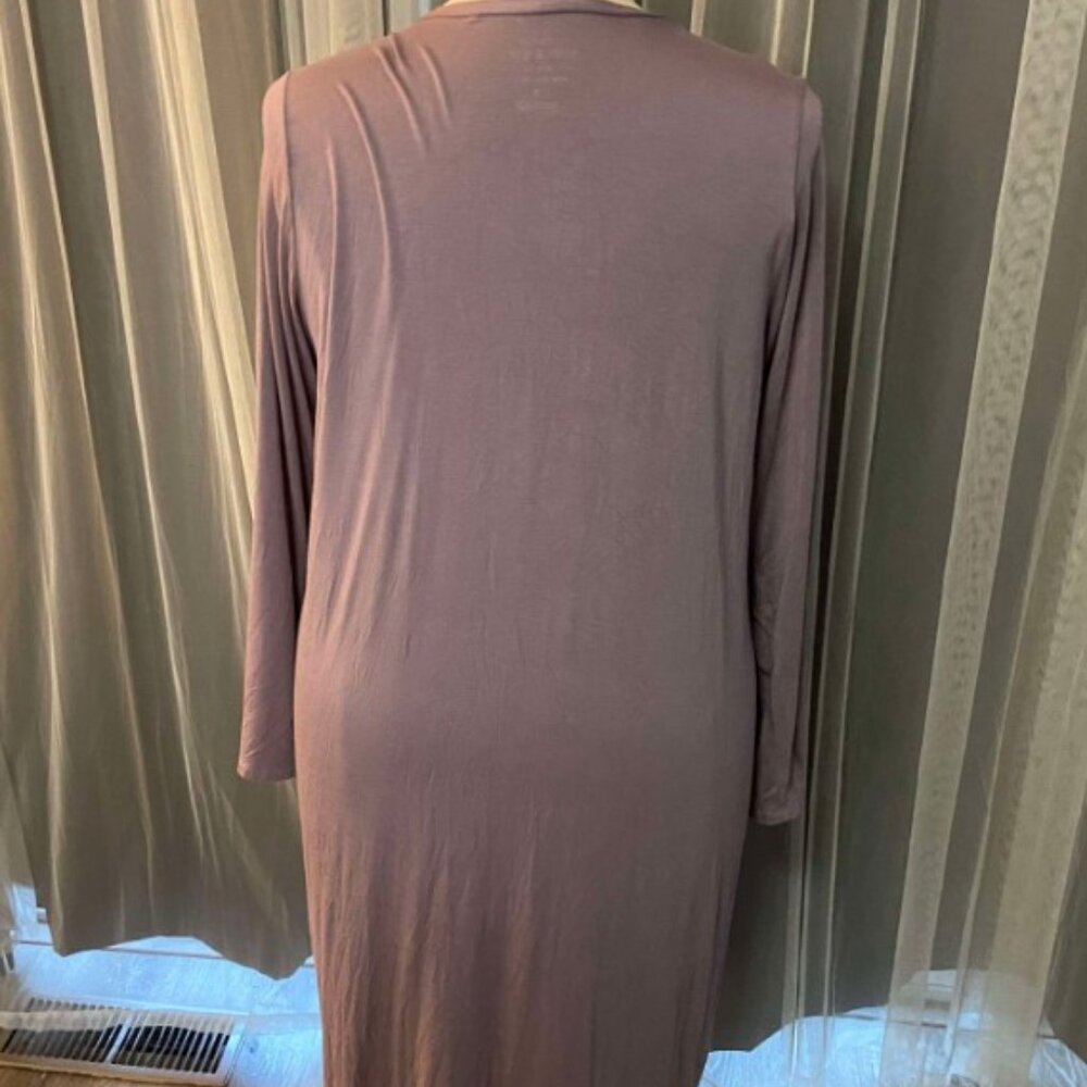 Torrid Size 3 Super Soft Duster Open Front- Purple - image 8